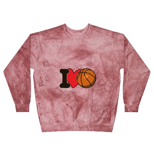 I Love Basketball For Basketball Lover Blast Sweatshirts