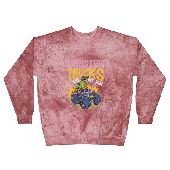 Monster Trucks Are My Jam Vintage Retro Blast Sweatshirts