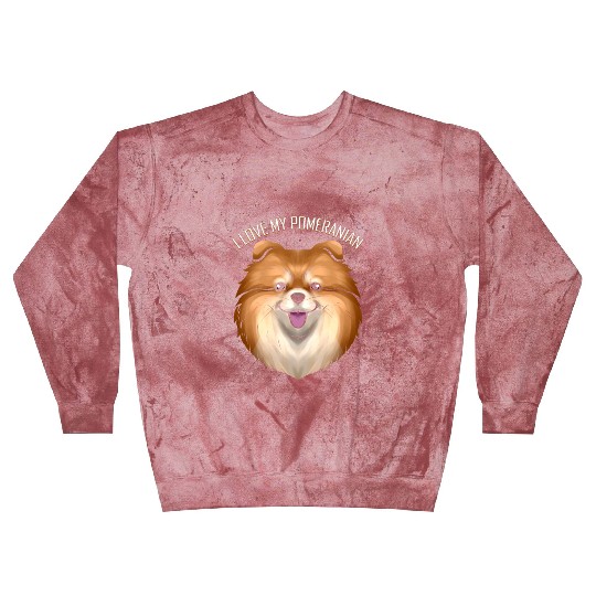 Dog Lover - I Love My Pomeranian Blast Sweatshirts