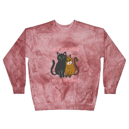 T N R Volunteer I rescue stray cats street cats Blast Sweatshirts
