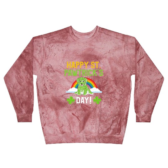 Funny St. Paddy Happy St. Pawtrick's Day Puppy Dog Blast Sweatshirts