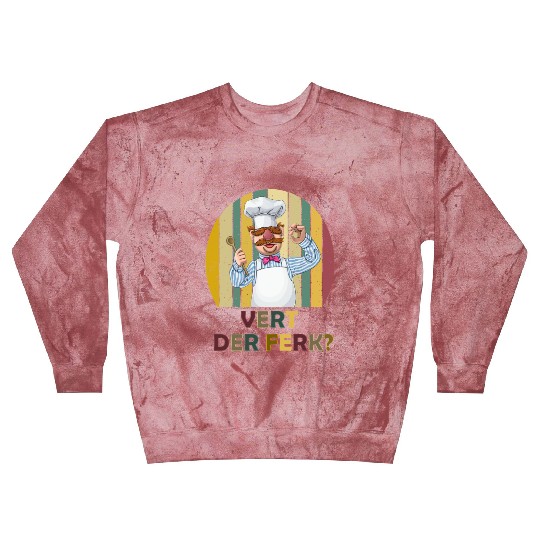 Vert Der Ferk the swedish chef Blast Sweatshirts