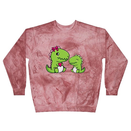 Big sister brother dino siblings boy girl heart Blast Sweatshirts