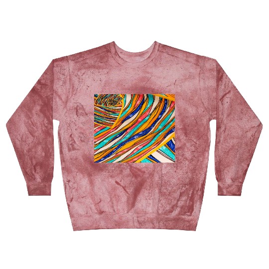 Neon Rainbow Retro 2023 NewYear Vintage Stronger Blast Sweatshirts