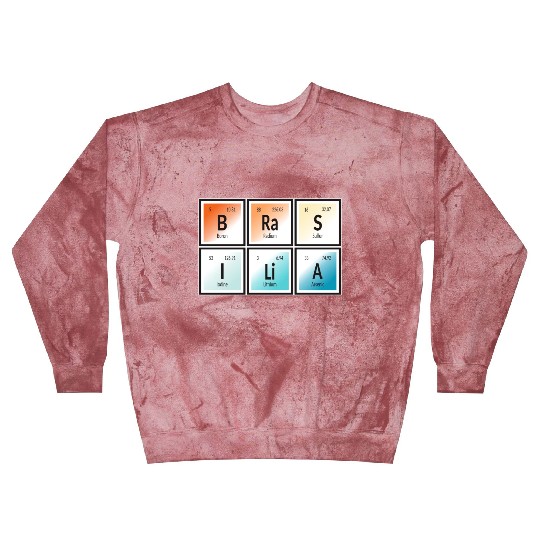 Brasilia | Periodic Table of Elements Blast Sweatshirts