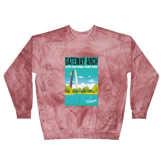 Gateway Arch National Park Missouri, St Louis Blast Sweatshirts