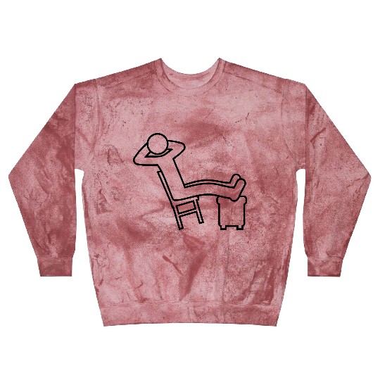 relax man chair icon Blast Sweatshirts