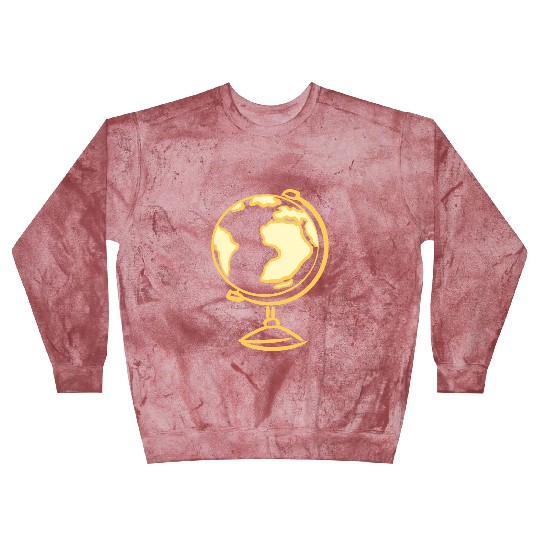 Globe Icon. Geography Teacher. Education symbol Blast Sweatshirts