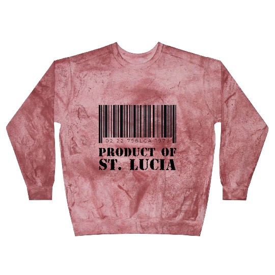 Product of St. Lucia (Black) Blast Sweatshirts