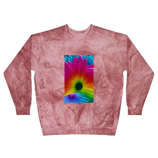 Rainbow Flower Blast Sweatshirts