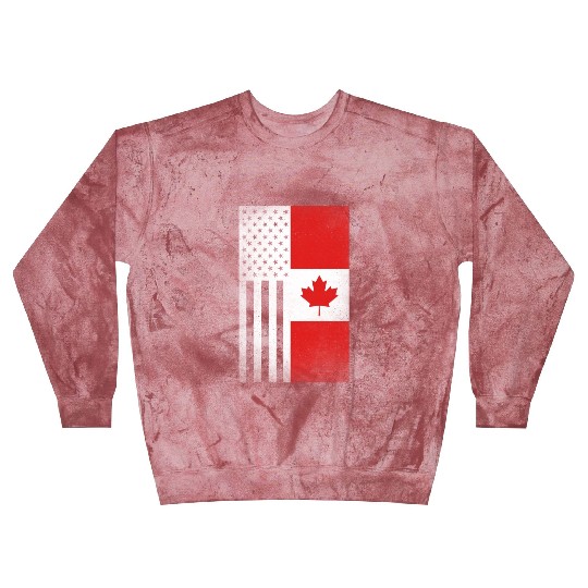Canada Design for proud Canadian Americans Blast Sweatshirts