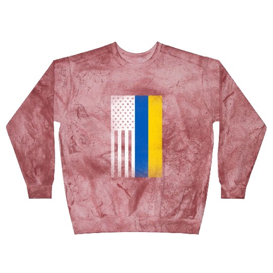 Ukraine Design for proud Ukrainian Americans Blast Sweatshirts