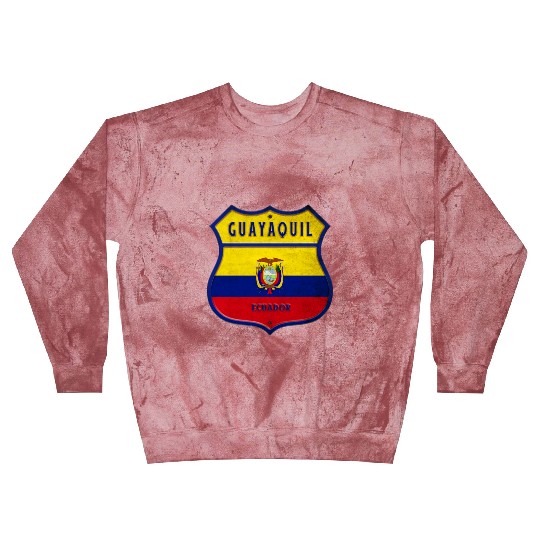 Guayaquil Ecuador coat of arms flag design Blast Sweatshirts