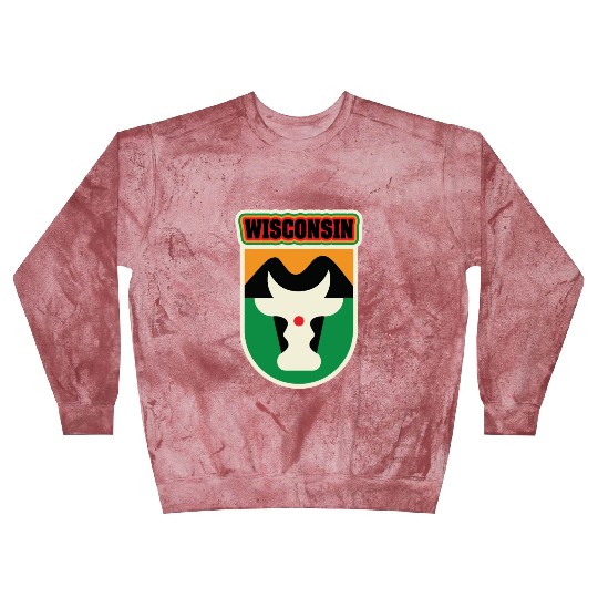 US States WISCONSIN Blast Sweatshirts