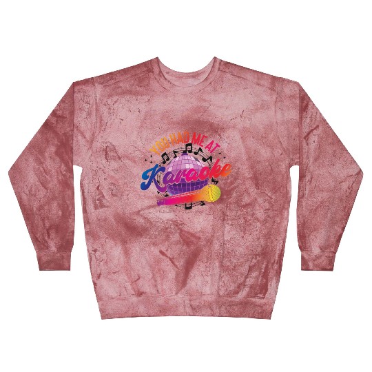 Karaoke Singer 80s Retro Disco Blast Sweatshirts