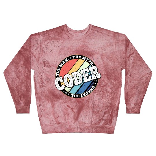 Coder. The man. The myth. The legend. Blast Sweatshirts