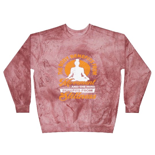 Serenity Meditating Yoga Fan Spiritual Relaxation Blast Sweatshirts
