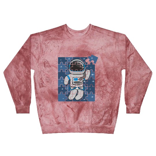 Autism Spaceman Astro Cosmo Space Lover Autism Awa Blast Sweatshirts