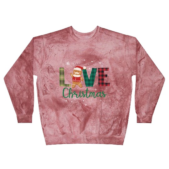 Gingerbread Santa Christmas Lover Blast Sweatshirts