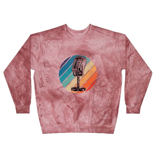 Karaoke Singer Microphone Vocalist Blast Sweatshirts