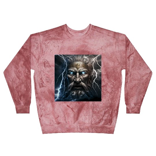 Portrait of Zeus Blast Sweatshirts
