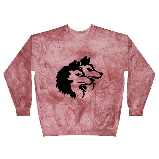 Alpha Wolf Pack Logo Blast Sweatshirts