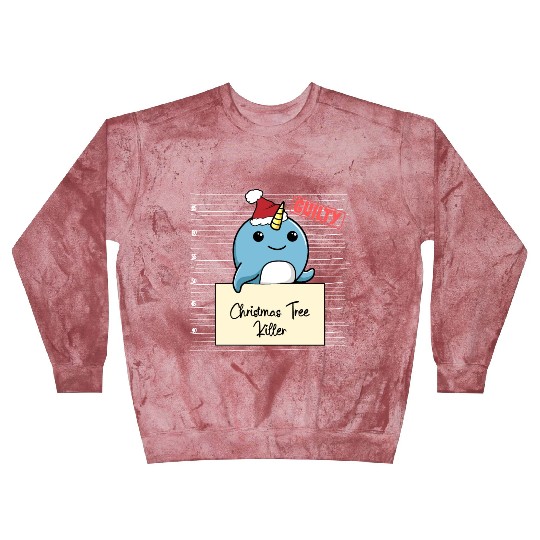 Narwhal christmas funny prison Blast Sweatshirts