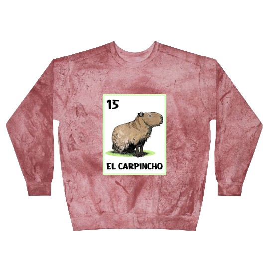El Carpincho Mexican Capybara Cards Blast Sweatshirts
