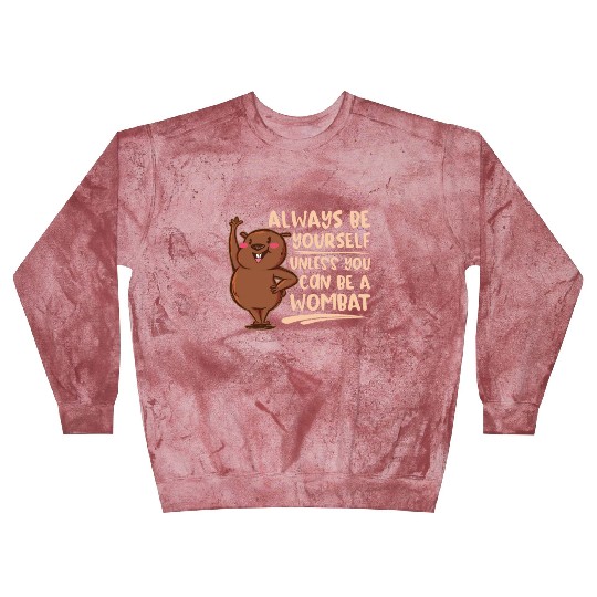 Native Australian Animal Lovers Cute Wombat Blast Sweatshirts