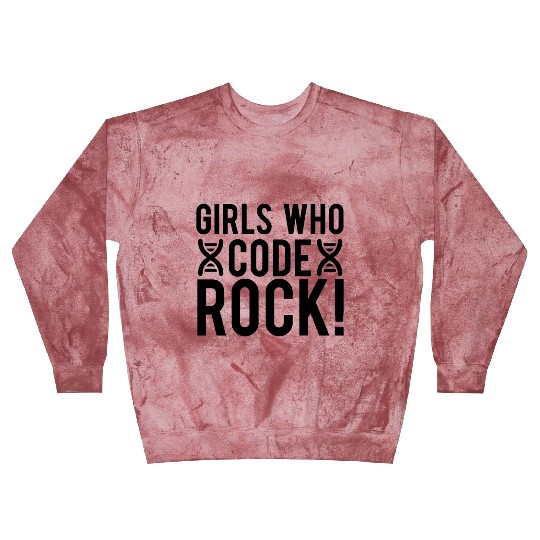 Girls Who Code Rock Science Teacher Student Gifts Blast Sweatshirts