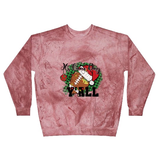 I's Game Day Y'All Santa Football America Blast Sweatshirts