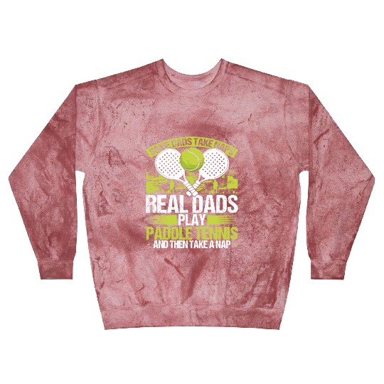 Paddle Tennis Player Match Dad Papa Fathers Day Blast Sweatshirts
