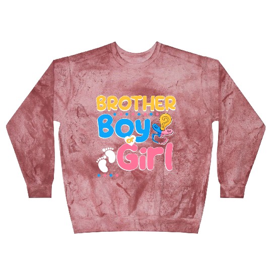 Pink or Blue Brother Loves You Best Brother Ever Blast Sweatshirts
