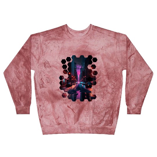 New York Vaporwave Aesthetic Retro Style Love NY Blast Sweatshirts