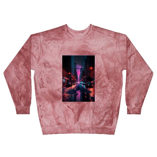 New York Vaporwave Aesthetic Retro Style Love NY Blast Sweatshirts
