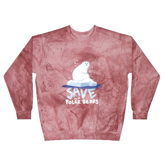 Save The Polar Bears Save Animals Blast Sweatshirts