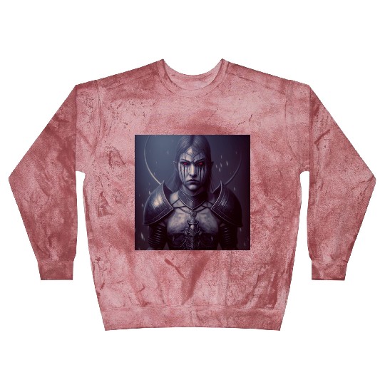 Mashup Female Vampire & Dark Fantasy Knight Blast Sweatshirts