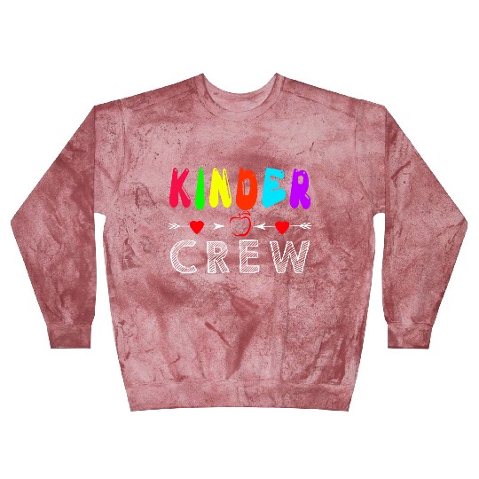 Kinder Crew Kindergarten Teacher Blast Sweatshirts 1st Day