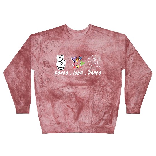 peace , love , Dance Blast Sweatshirts