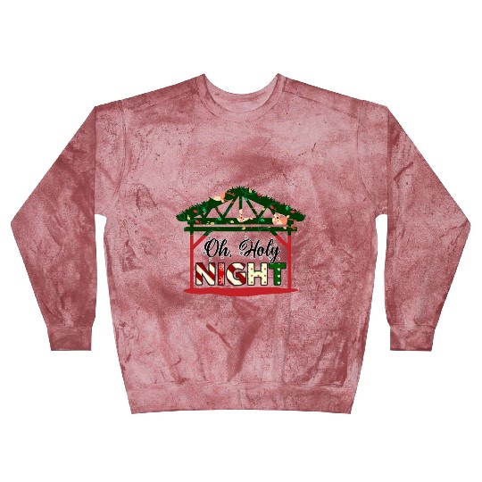 Oh Holy Night Blast Sweatshirts