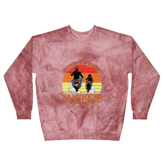 Father Son, Riding Partners For Life 4 Blast Sweatshirts