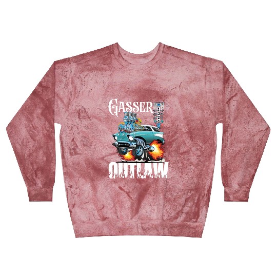 Gasser Outlaw Class Vintage Drag Racing Race Car Blast Sweatshirts