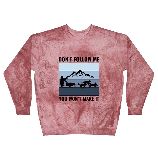 Husky Sledding Sled Dog Racing Alaskan Racers Blast Sweatshirts