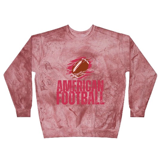Red American Football Sport Design Game Day Tees Blast Sweatshirts