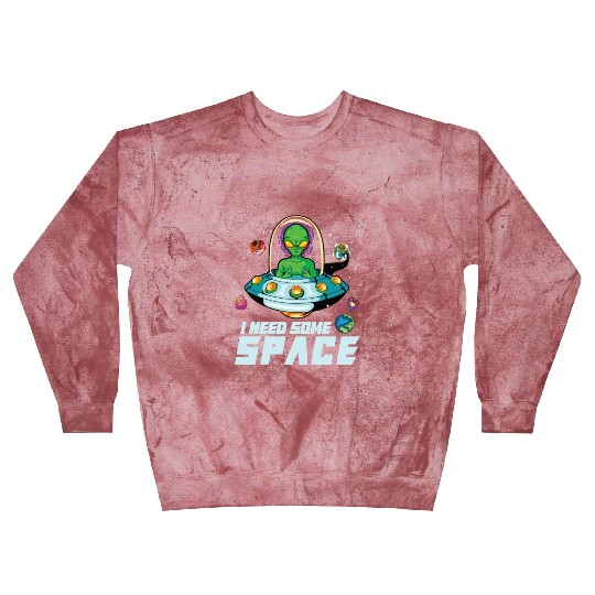 Alien Extraterrestrial Area 51 UFO Space Geek Gift Blast Sweatshirts