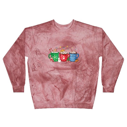 Christmas Hot Chocolate Cup Blast Sweatshirts
