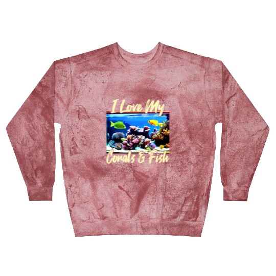 Saltwater aquarium coral fish Blast Sweatshirts