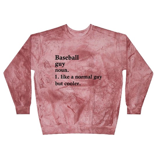 Baseball Guy Funny Double Play Definition Blast Sweatshirts