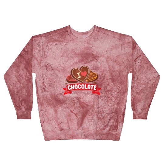 I Love Chocolate Sweets Candy Chocolate Bar Blast Sweatshirts