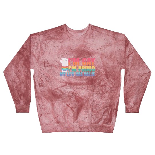 Gay Pride Month Equality Rainbow Blast Sweatshirts
